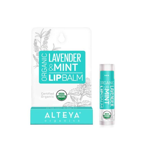 alteya lip balms lavender and mint organic lip care 1 2