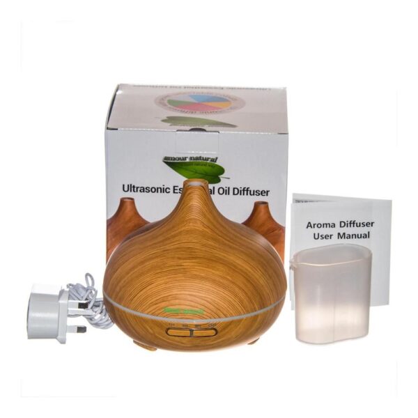 amour natural ultrasonic wood effect oil diffuser 1 2