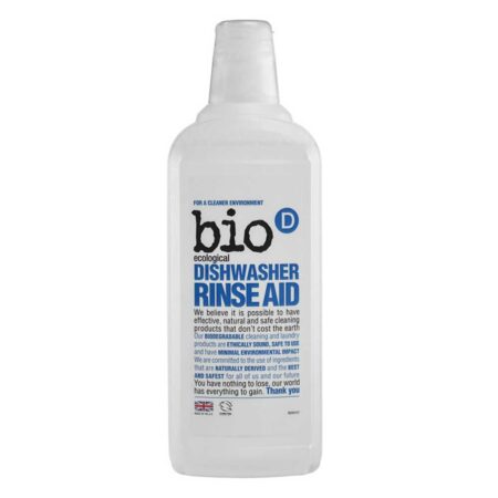 bio d dishwasher rinse aid 750ml 1 2