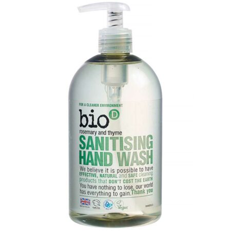 bio d rosemary thyme sanitising hand wash 1 2