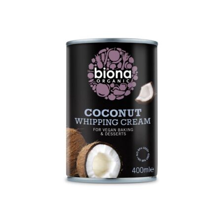 biona organic coconut whipping cream 1 2