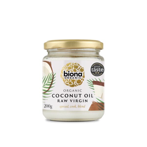 biona organic raw coconut oil 200g 1 1