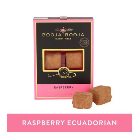 booja booja raspberry ecuadorian truffles 69g 1 2