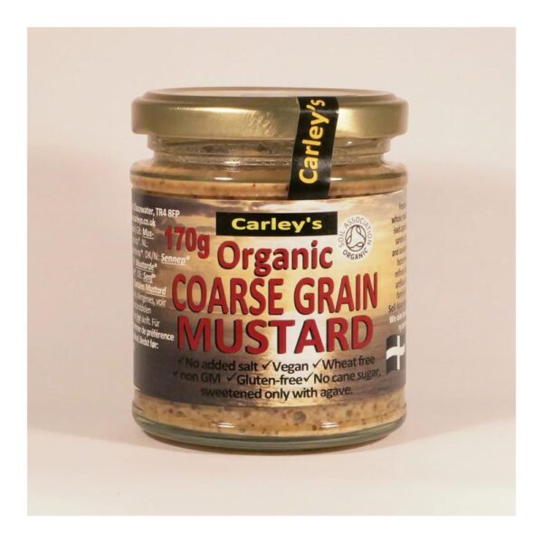 carleys coarse grain mustard 170g 1 2
