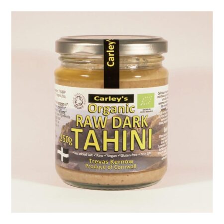 carleys raw dark tahini 250g 1 2