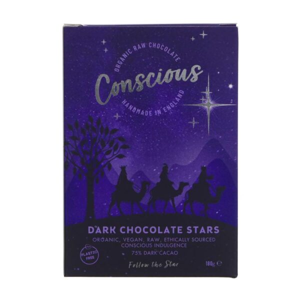 conscious chocolate stars box 180g 2