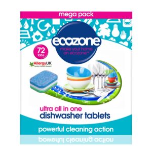 ecozone dishwasher ultra all in one tablets 72 1