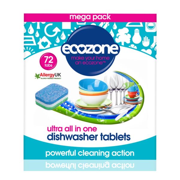 ecozone dishwasher ultra all in one tablets 72 2