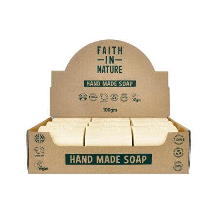 faith in nature grapefruit soap bar 1 2