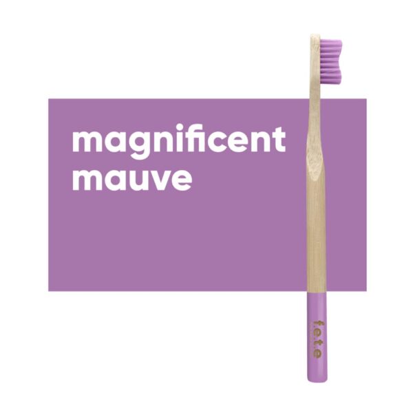 fete adult toothbrush mauve soft 1 2