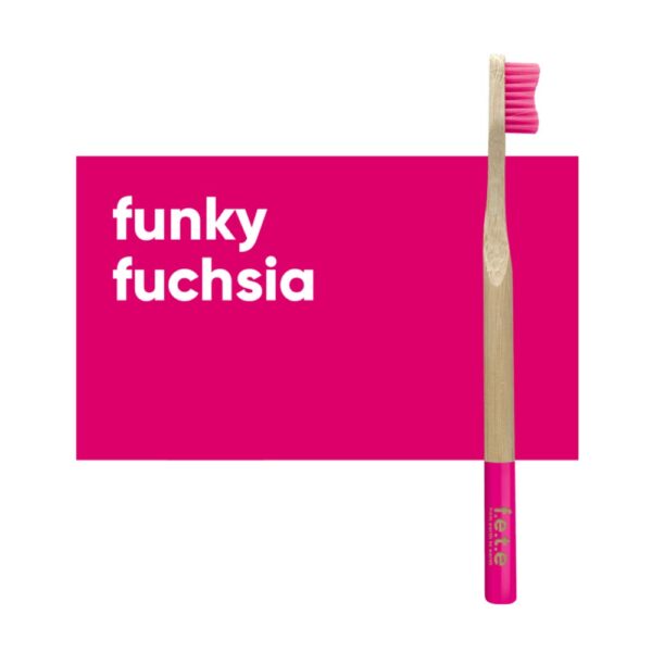 fete adult toothbrush pinkl firm 1 2
