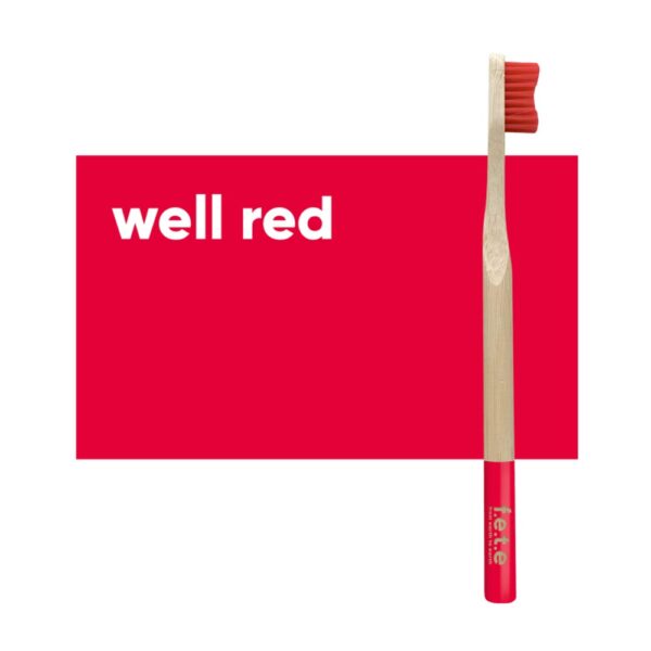 fete adult toothbrush red firm 1 1