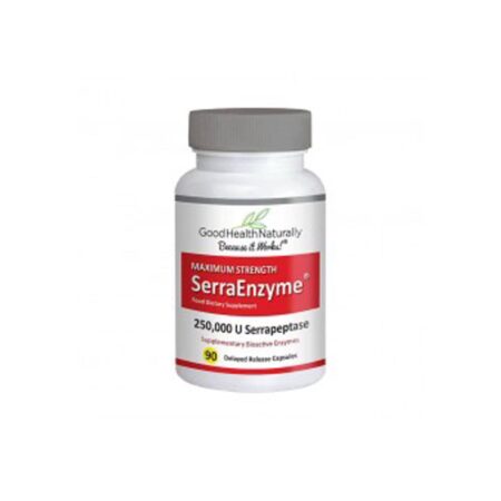 good health naturally serra enzyme 250000iu maximum strength serrapeptase 90 capsules 1 1