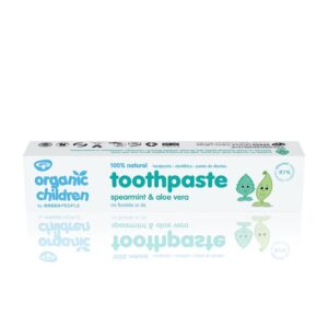 green people childrens toothpaste spearmint and aloe vera 1 1