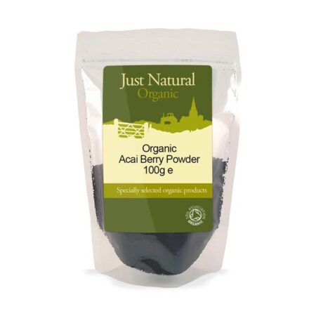 just natural organic acai berry powder 100g 1 1