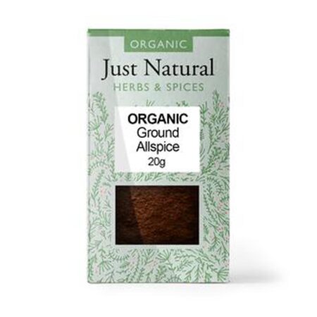 just natural organic allspice ground 20g 1 2