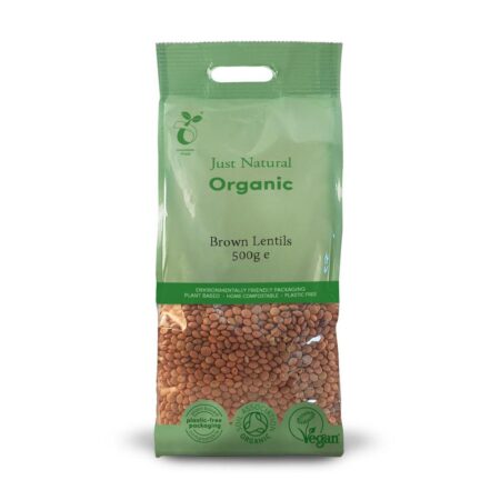 just natural organic brown lentils 500g 1 1