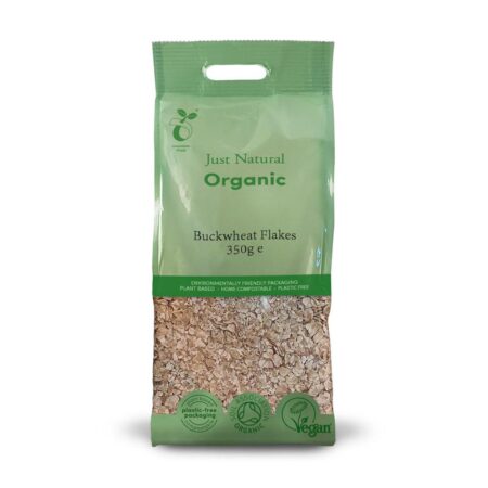 just natural organic buckwheat flakes 350g 1 1