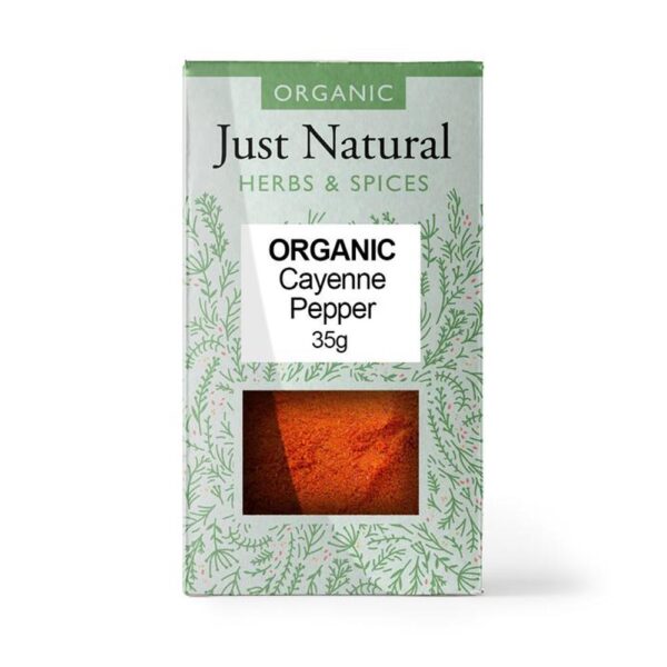 just natural organic cayenne peppe 35g 1 2