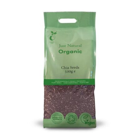 just natural organic chia seeds 500g 1 1