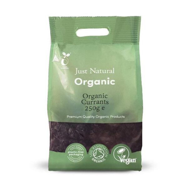 just natural organic currants 250g 1 1