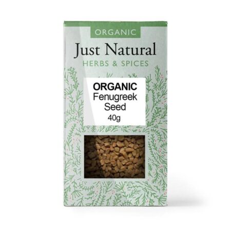 just natural organic fenugreek seed 40g 1