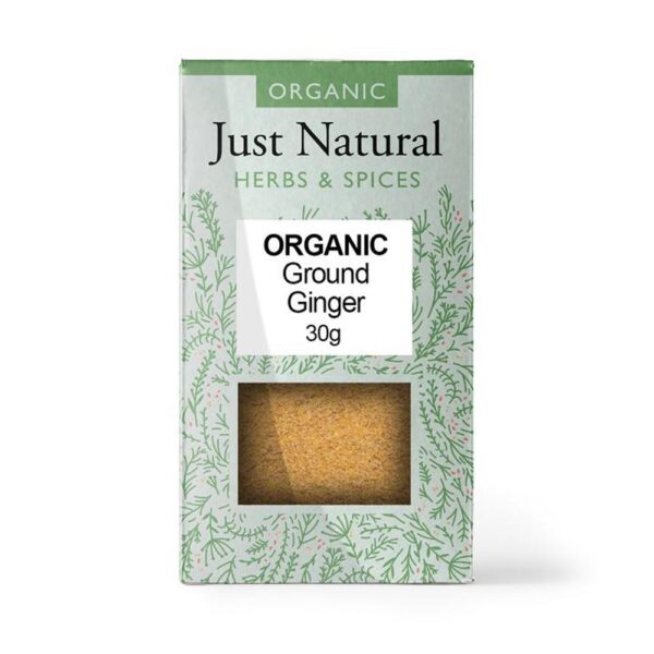 just natural organic ginger ground 30g 1 1
