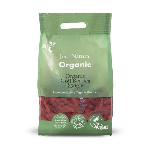 just natural organic goji berries 250g 1 1