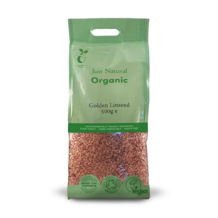 just natural organic golden linseed 500g 1 1