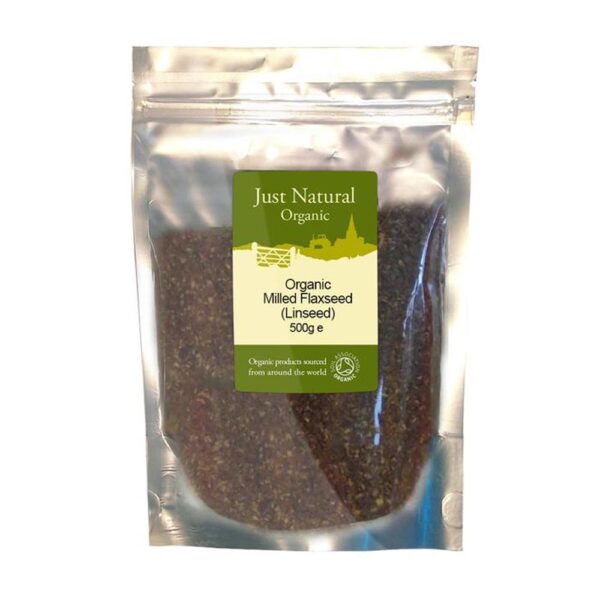 just natural organic milled flaxseed 500g 1 1