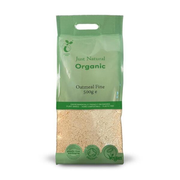 just natural organic oatmeal fine 500g 1 1