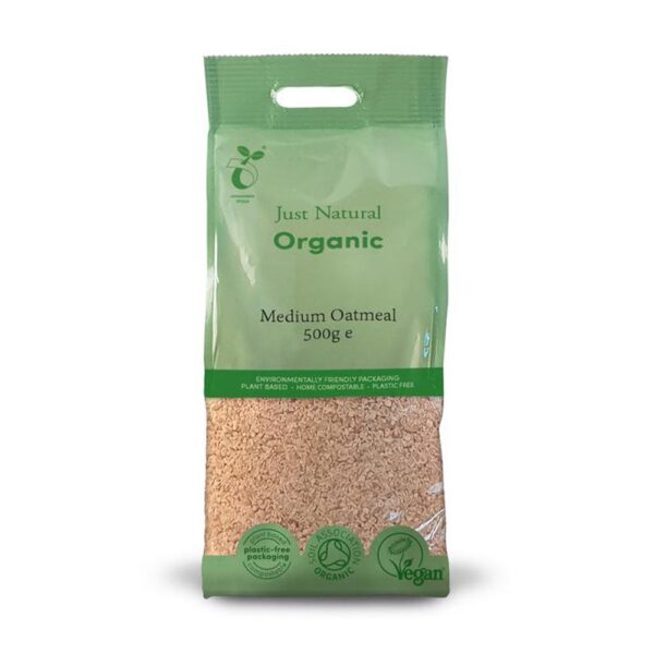 just natural organic oatmeal medium 500g 1 1