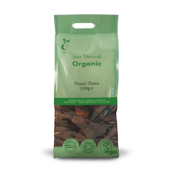 just natural organic pitted dates 500g 1 1