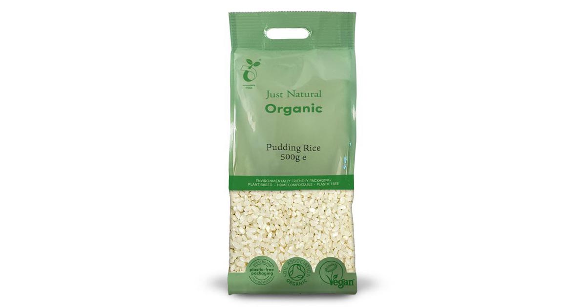 Organic Pudding Rice 500g - The Health Workshop | Ashby De La Zouch
