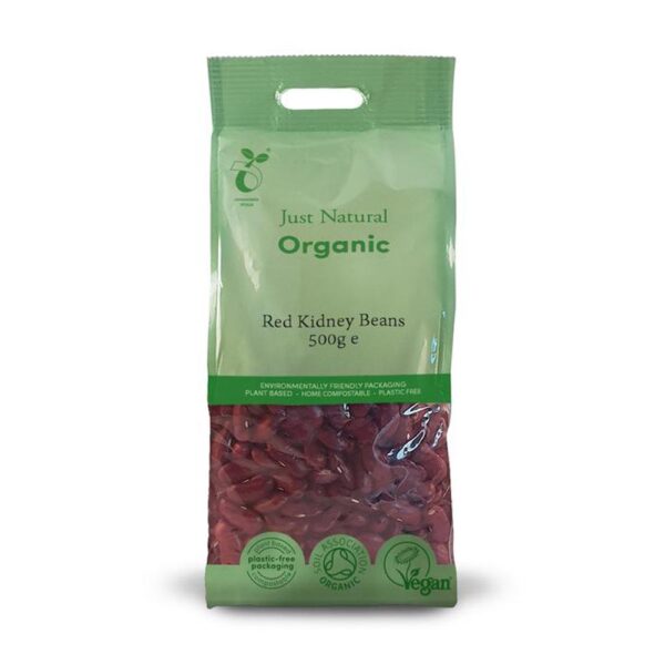just natural organic red kidney beans 500g 1 1