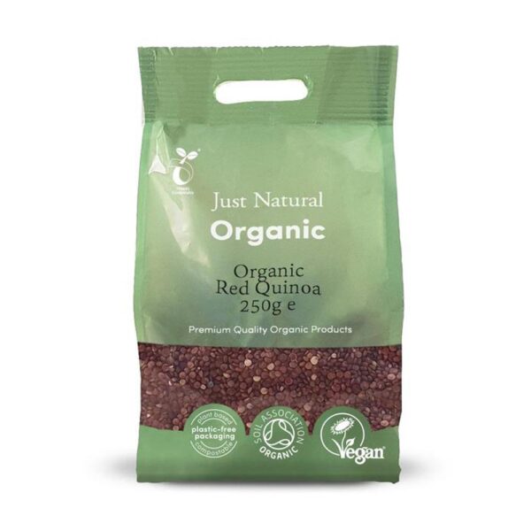 just natural organic red quinoa 250g 1 1