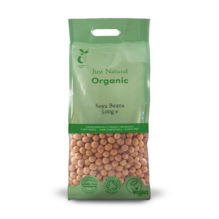 just natural organic soya beans 500g 1 1
