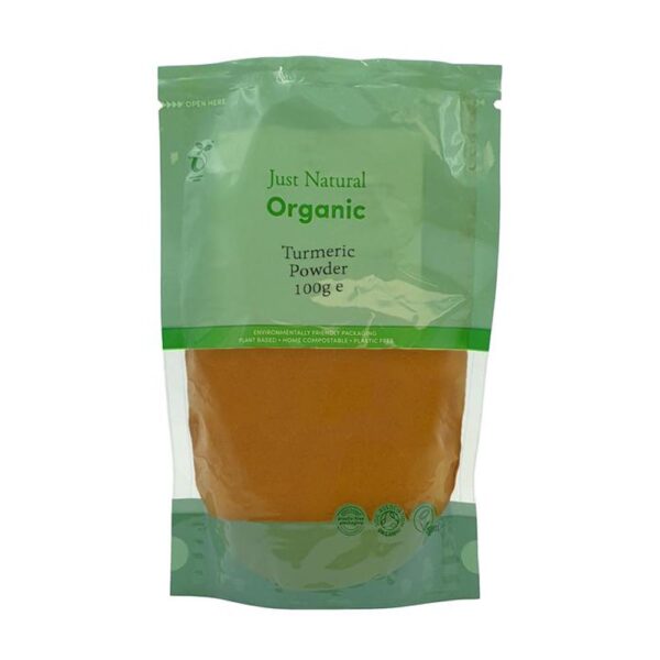 just natural organic turmeric powder 100g 1 1
