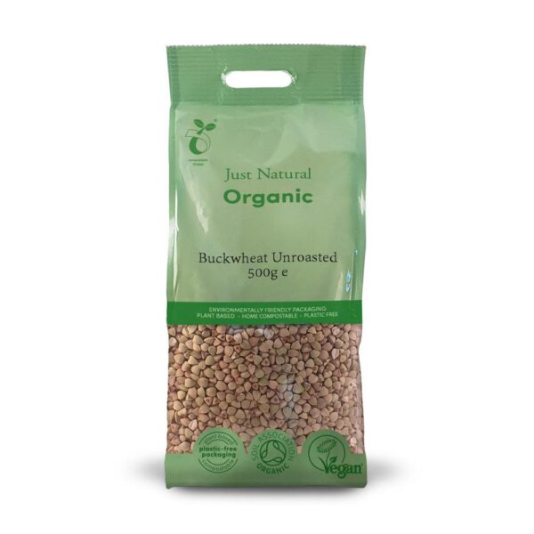 just natural organic unroasted buckwheat 500g 1 1