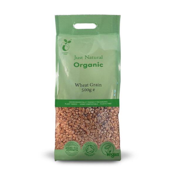 just natural organic wheat grain 500g 1 1