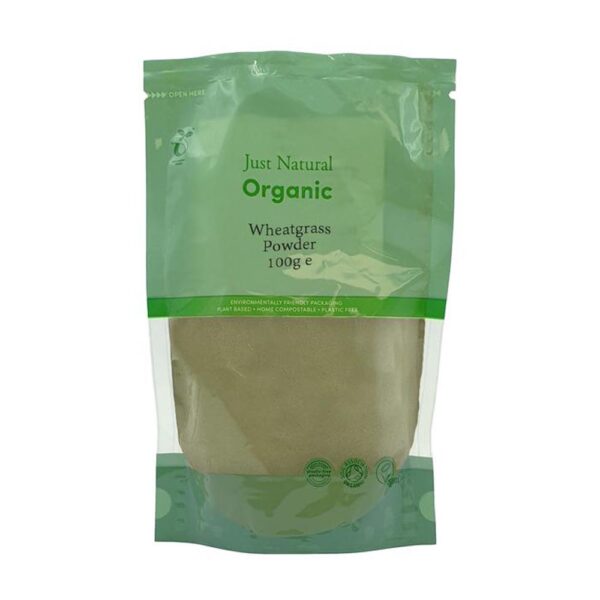 just natural organic wheatgrass powder 100g 1 1