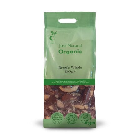 just natural organic whole brazil nuts 500g 1 1