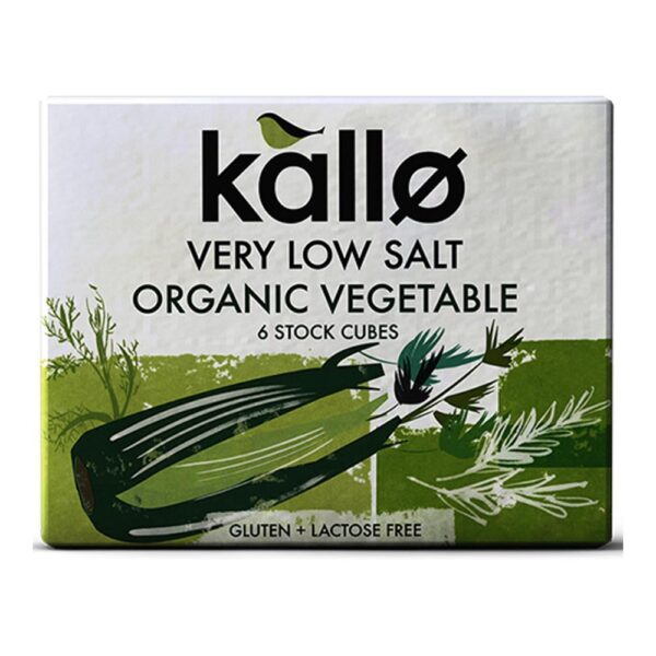kallo low salt vegetable stock cubes 66g 1