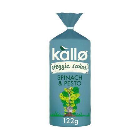 kallo spinach and pesto veggie cakes 122g 1 1