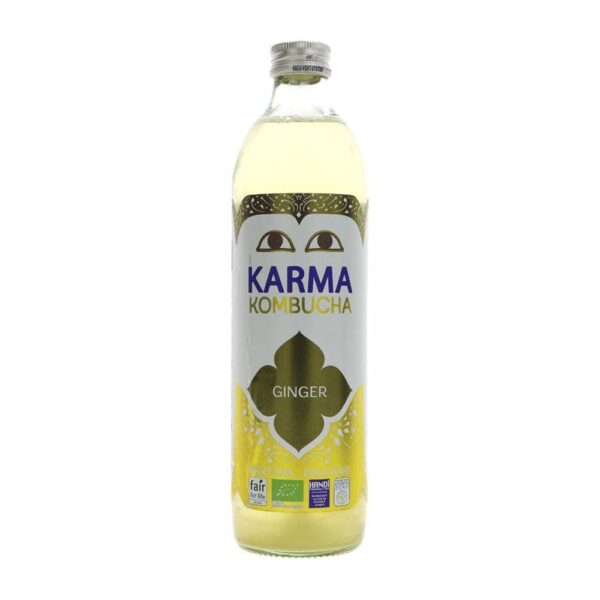 karma kombucha karma organic ginger kombucha 500ml 1 1