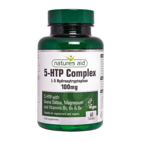 natures aid 5 htp complex 100mg tablets 60 1 1
