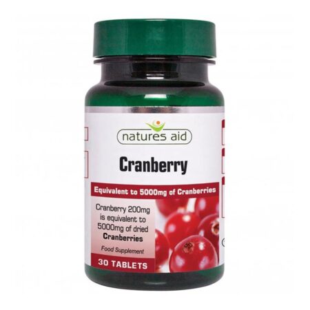 natures aid cranberry 200mg 30tabs 1 1