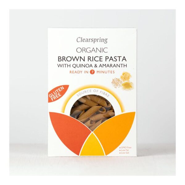 organic gluten free brown rice pasta with quinoa amaranth 1 2