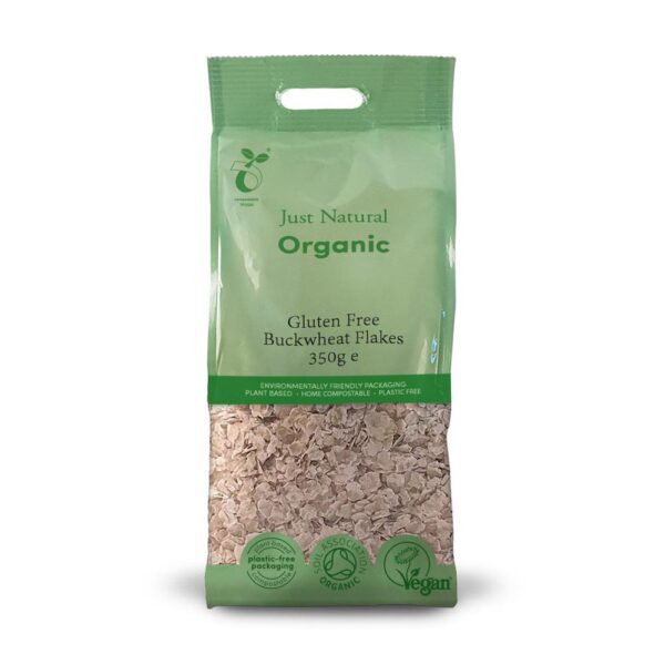 organic gluten free buckwheat flakes 350g 1 1