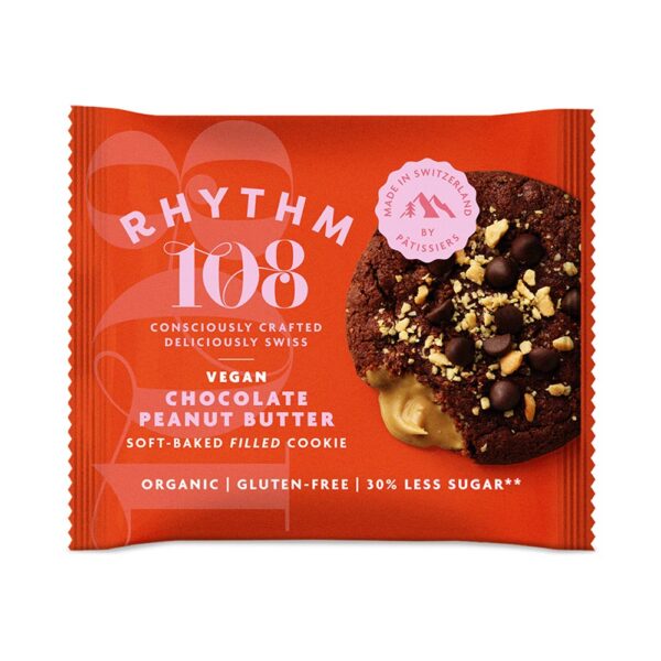 rhythm 108 soft filled cookie peanut butter chocolate 1 1